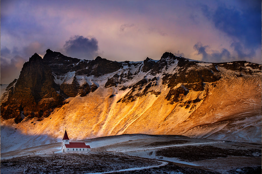 Winter landscape suited to a seasonal time lapse